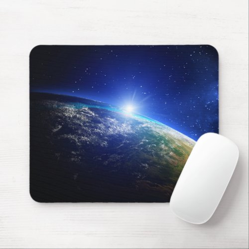 Universe with Light Flare  Mouse Pad