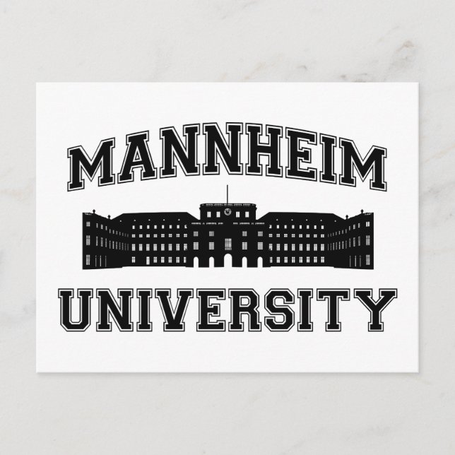 Universität Mannheim / Mannheim University Postcard (Front)