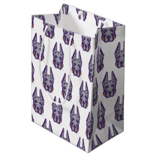 University at Albany Great Dane Mascot Head Medium Gift Bag