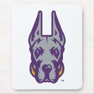 University at Albany Great Dane Mascot Head Mouse Pad