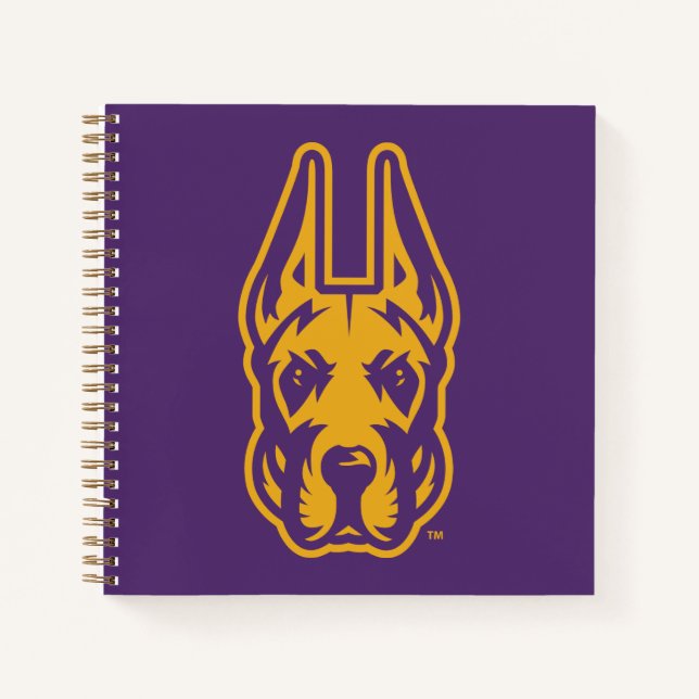 University at Albany Great Dane Mascot Head Notebook (Front)