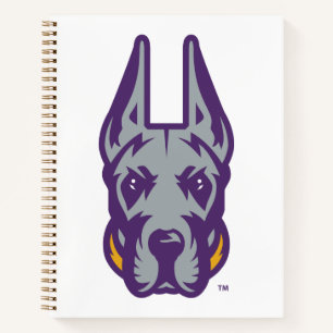 University at Albany Great Dane Mascot Head Notebook