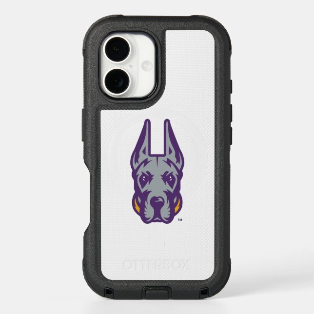 University at Albany Great Dane Mascot Head Otterbox iPhone Case (Back)