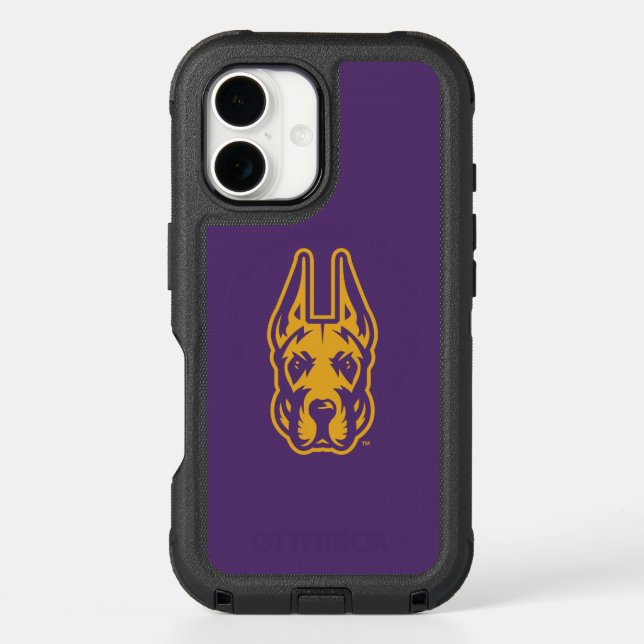 University at Albany Great Dane Mascot Head Otterbox iPhone Case (Back)