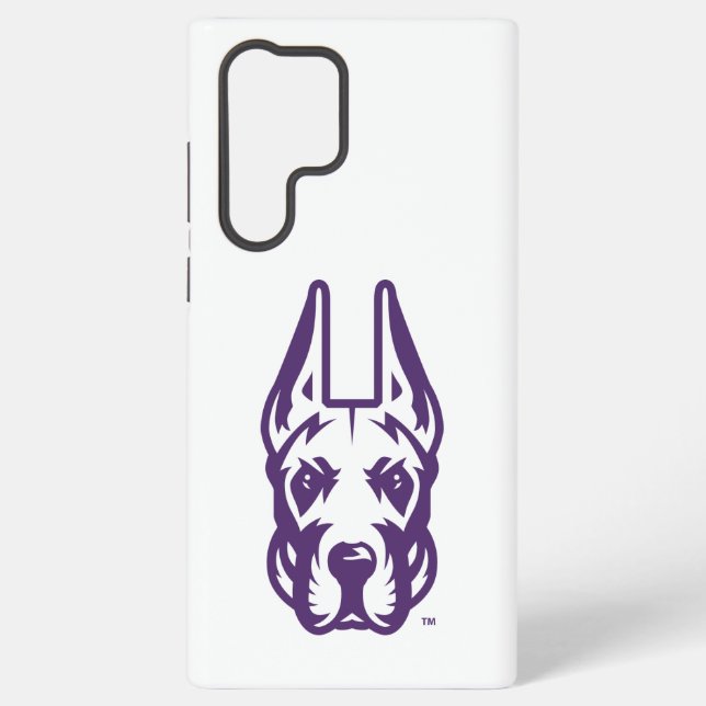 University at Albany Great Dane Mascot Head Samsung Galaxy Case (Back)