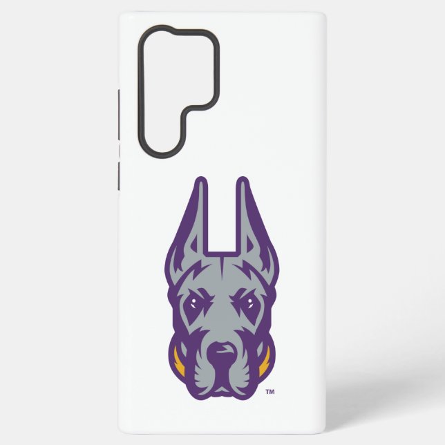 University at Albany Great Dane Mascot Head Samsung Galaxy Case (Back)