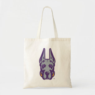 University at Albany Great Dane Mascot Head Tote Bag