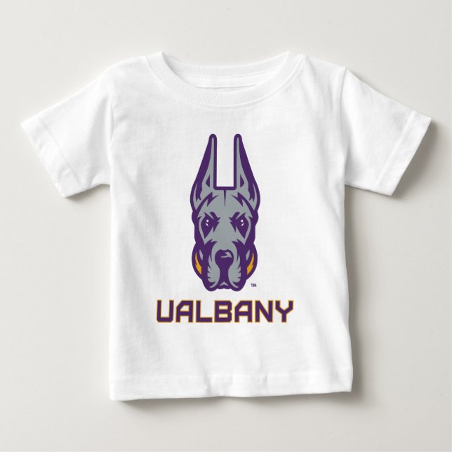 University at Albany Great Danes Baby T-Shirt (Front)