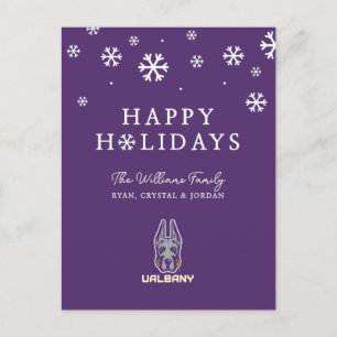 University at Albany Great Danes Holiday Postcard