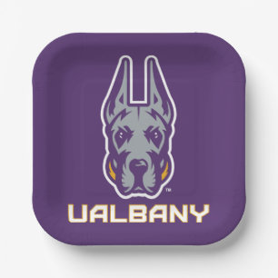University at Albany Great Danes Paper Plates