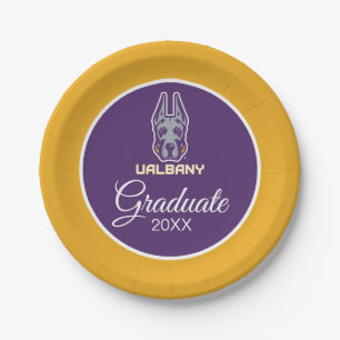 University at Albany Great Danes Paper Plates