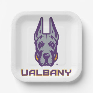 University at Albany Great Danes Paper Plates