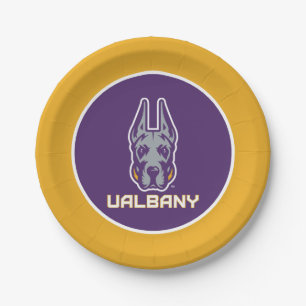University at Albany Great Danes Paper Plates