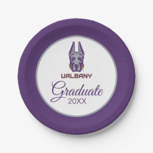 University at Albany Great Danes Paper Plates