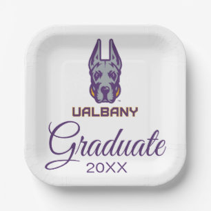 University at Albany Great Danes Paper Plates