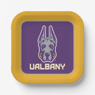 University at Albany Great Danes Paper Plates