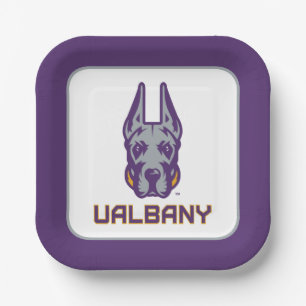 University at Albany Great Danes Paper Plates