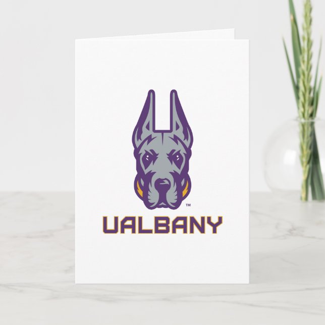 University at Albany Great Danes Thank You Card (Front)