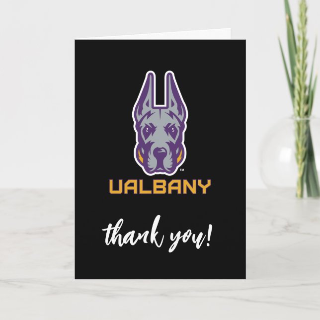 University at Albany Great Danes Thank You Card (Front)