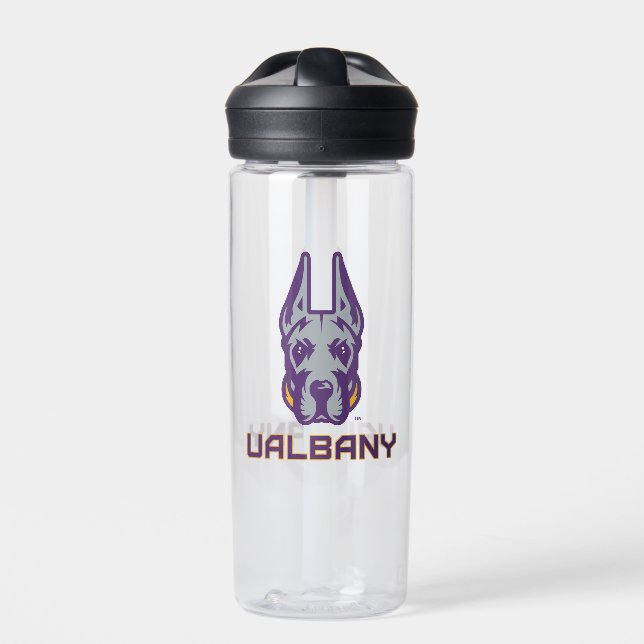 University at Albany Great Danes Water Bottle (Front)