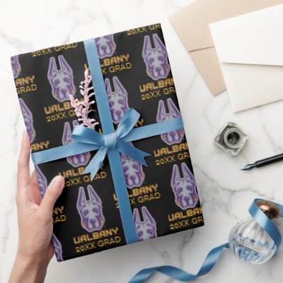 University at Albany Great Danes Wrapping Paper