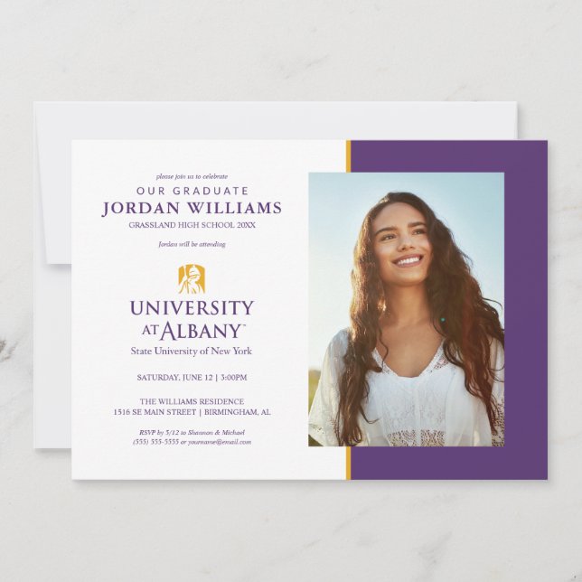 University at Albany Iconic Logo Announcement (Front)