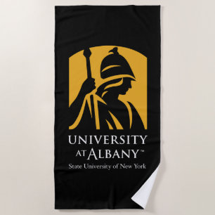 University at Albany Iconic Logo Beach Towel