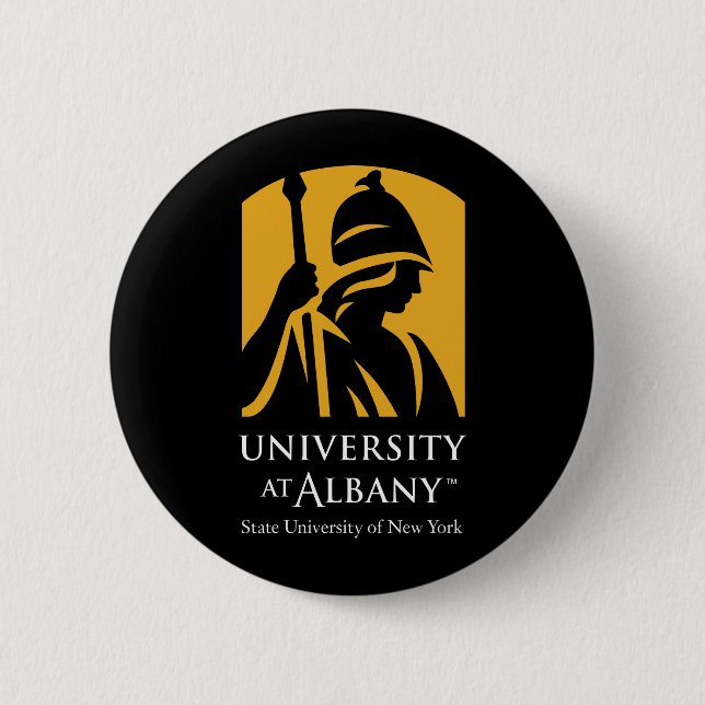 University at Albany Iconic Logo Button (Front)
