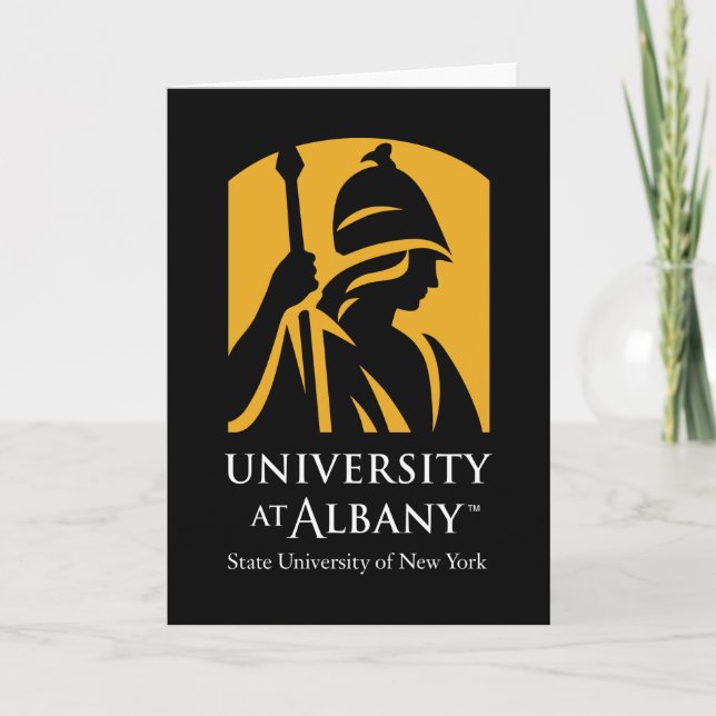 University at Albany Iconic Logo Card (Front)