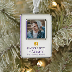 University at Albany Iconic Logo Christmas Ornament