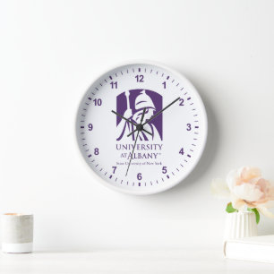 University at Albany Iconic Logo Clock