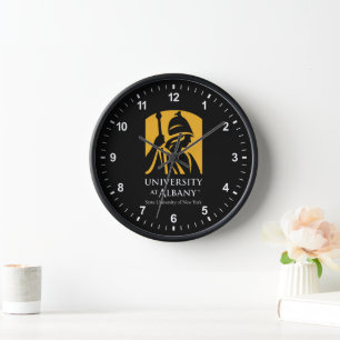 University at Albany Iconic Logo Clock