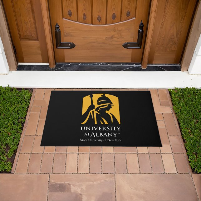 University at Albany Iconic Logo Doormat (Outdoor)