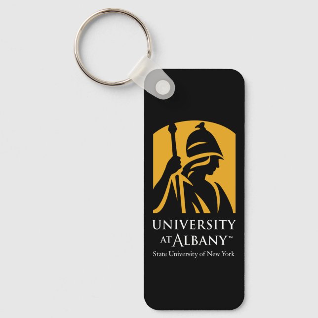University at Albany Iconic Logo Keychain (Front)