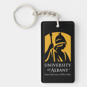 University at Albany Iconic Logo Keychain