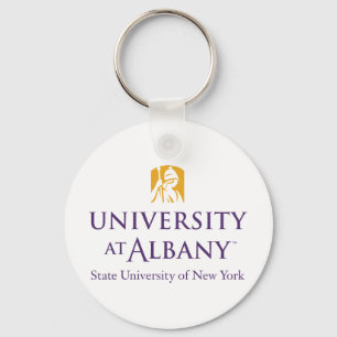 University at Albany Iconic Logo Keychain