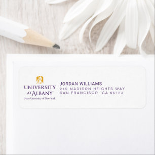University at Albany Iconic Logo Label