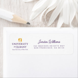 University at Albany Iconic Logo Label