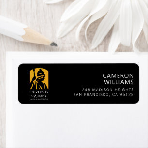 University at Albany Iconic Logo Label