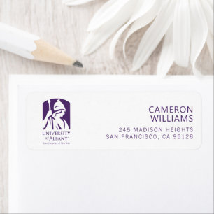 University at Albany Iconic Logo Label