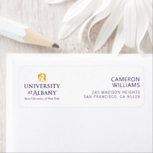University at Albany Iconic Logo Label