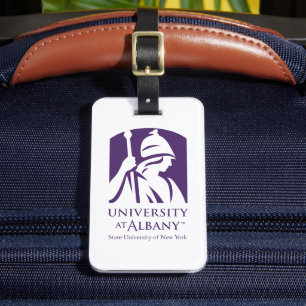 University at Albany Iconic Logo Luggage Tag