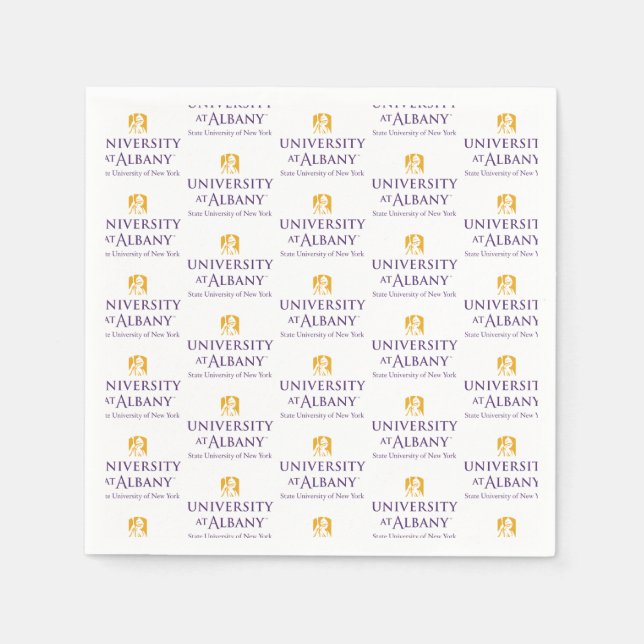 University at Albany Iconic Logo Napkins (Front)
