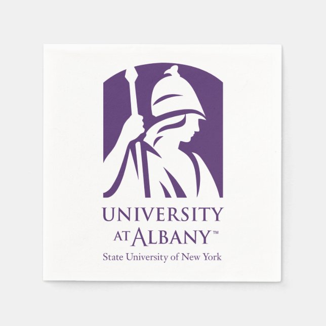 University at Albany Iconic Logo Napkins (Front)
