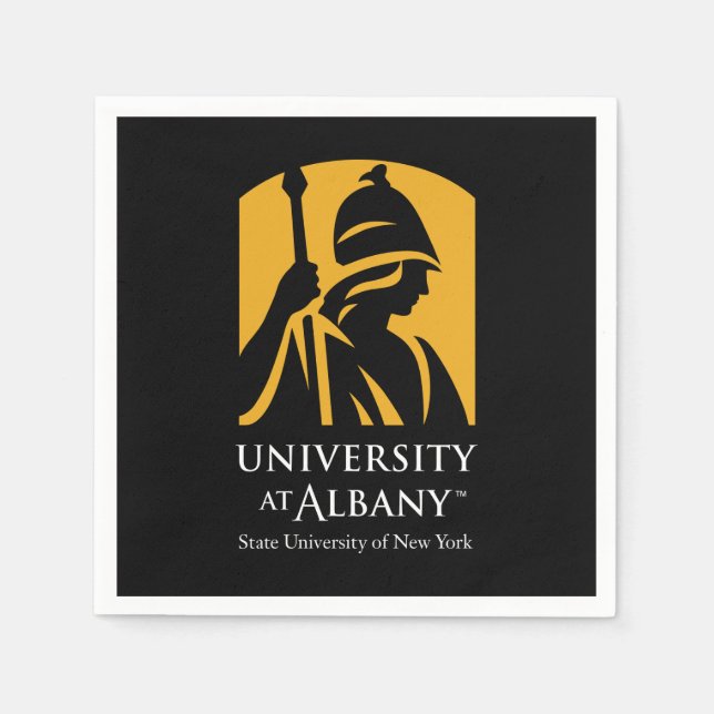 University at Albany Iconic Logo Napkins (Front)