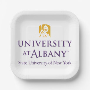 University at Albany Iconic Logo Paper Plates