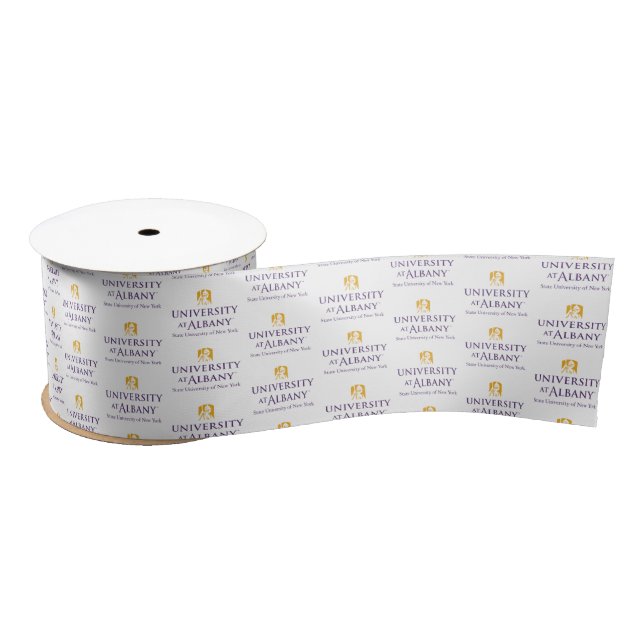 University at Albany Iconic Logo Satin Ribbon (Spool)