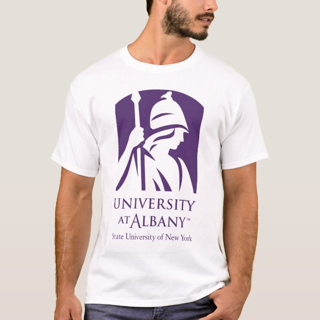 University at Albany Iconic Logo T-Shirt (Front)