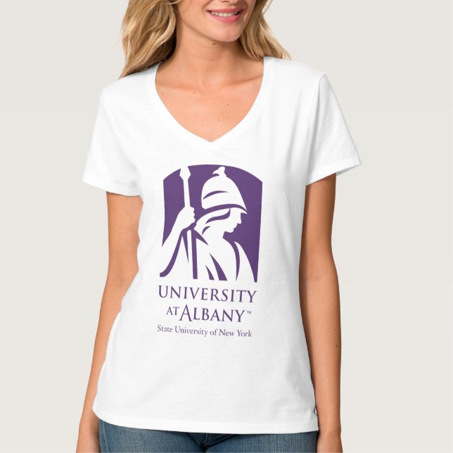 University at Albany Iconic Logo T-Shirt (Front)