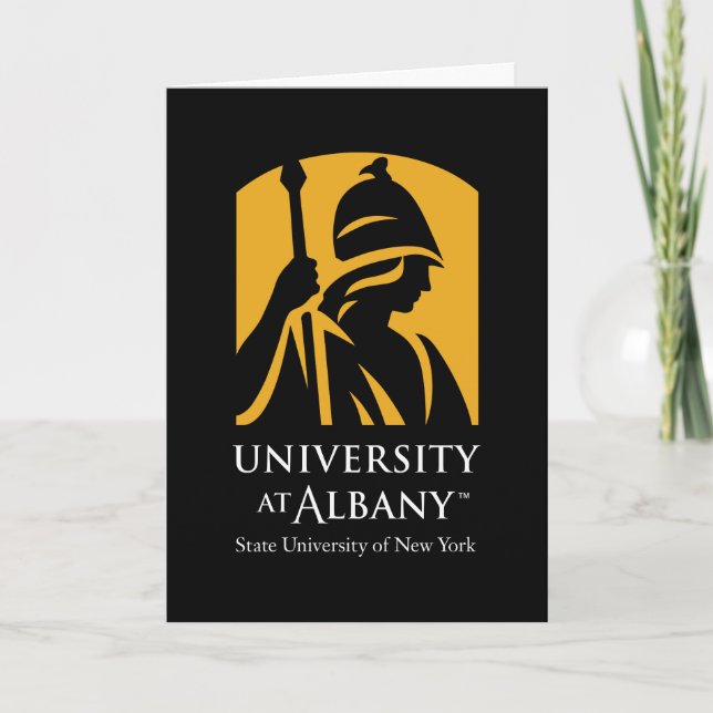 University at Albany Iconic Logo Thank You Card (Front)